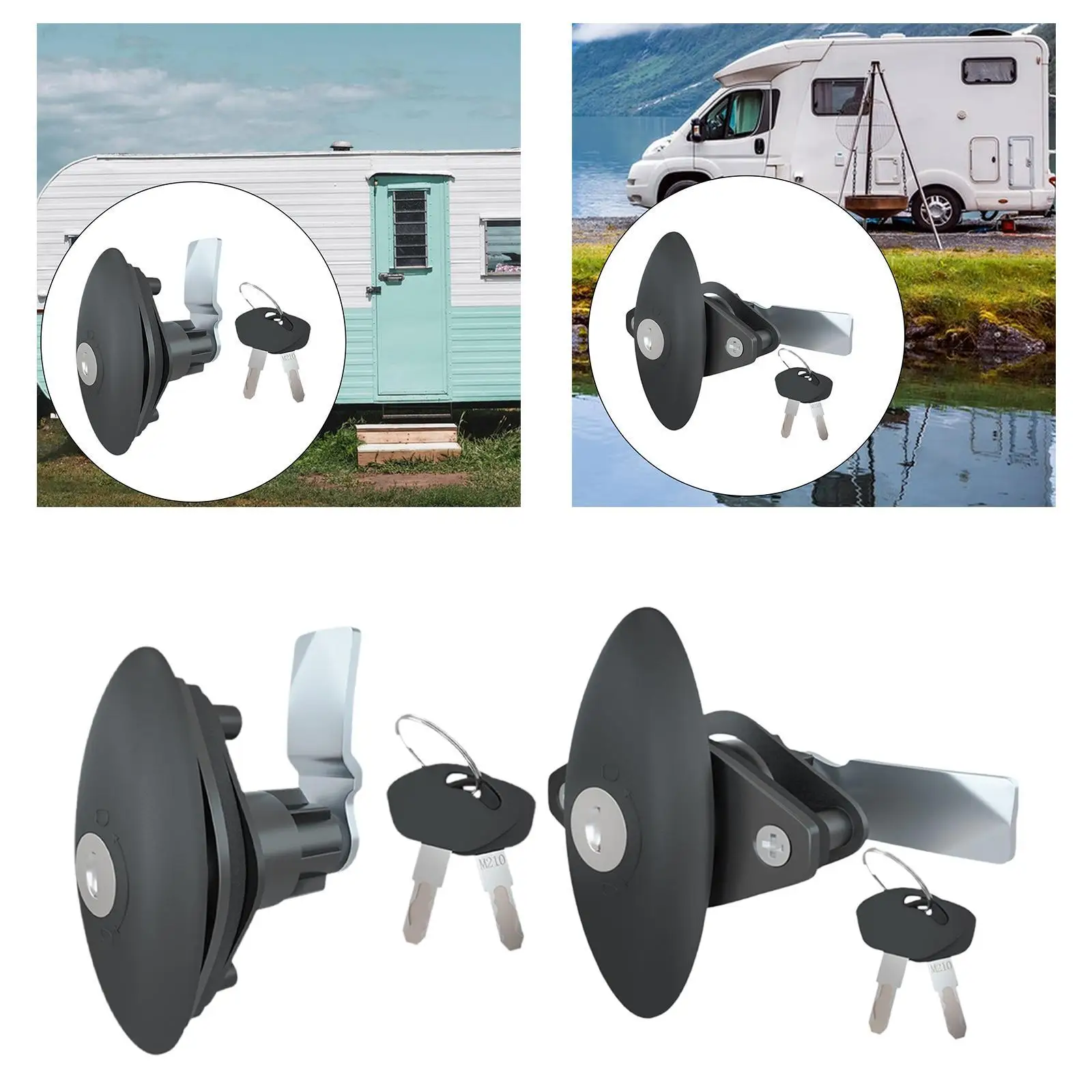 

Замок для двери кабины из цинкового сплава, всепогодный, для автодомов, прицепов и ящиков для инструментов