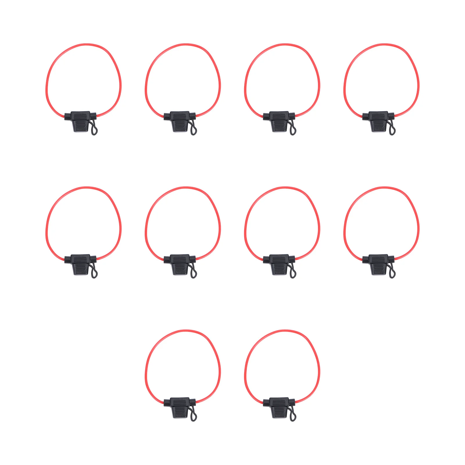 

10pcs Waterproof Fuse Holder Small-Sized Inline Fuse Storage Container For Car Boat Truck Trailer Electrical Devices
