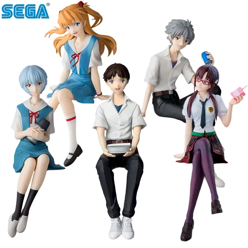 En Stock, Figura Original de SEGA PM NEON GENESIS EVANGELION, Personaje de Anime, Regalo de Navidad, Juguetes de Acción, Modelo Coleccionable, Artículos Decorativos