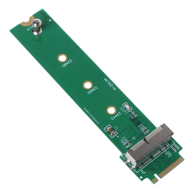 NGFF para M.2 M-Key SSD Placa Adaptadora 12+16pin para Upgrade Mac-Book Air 2013 2014 R2LB
