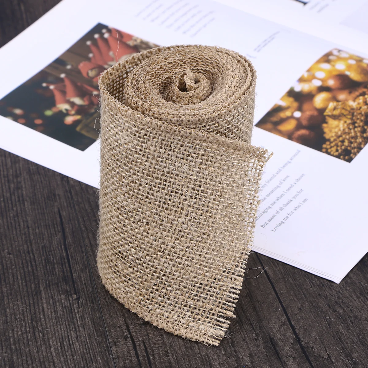 

3 M Wedding Garden Hessian Party Decorations Florist Ribbon Burlap Aisle Runner