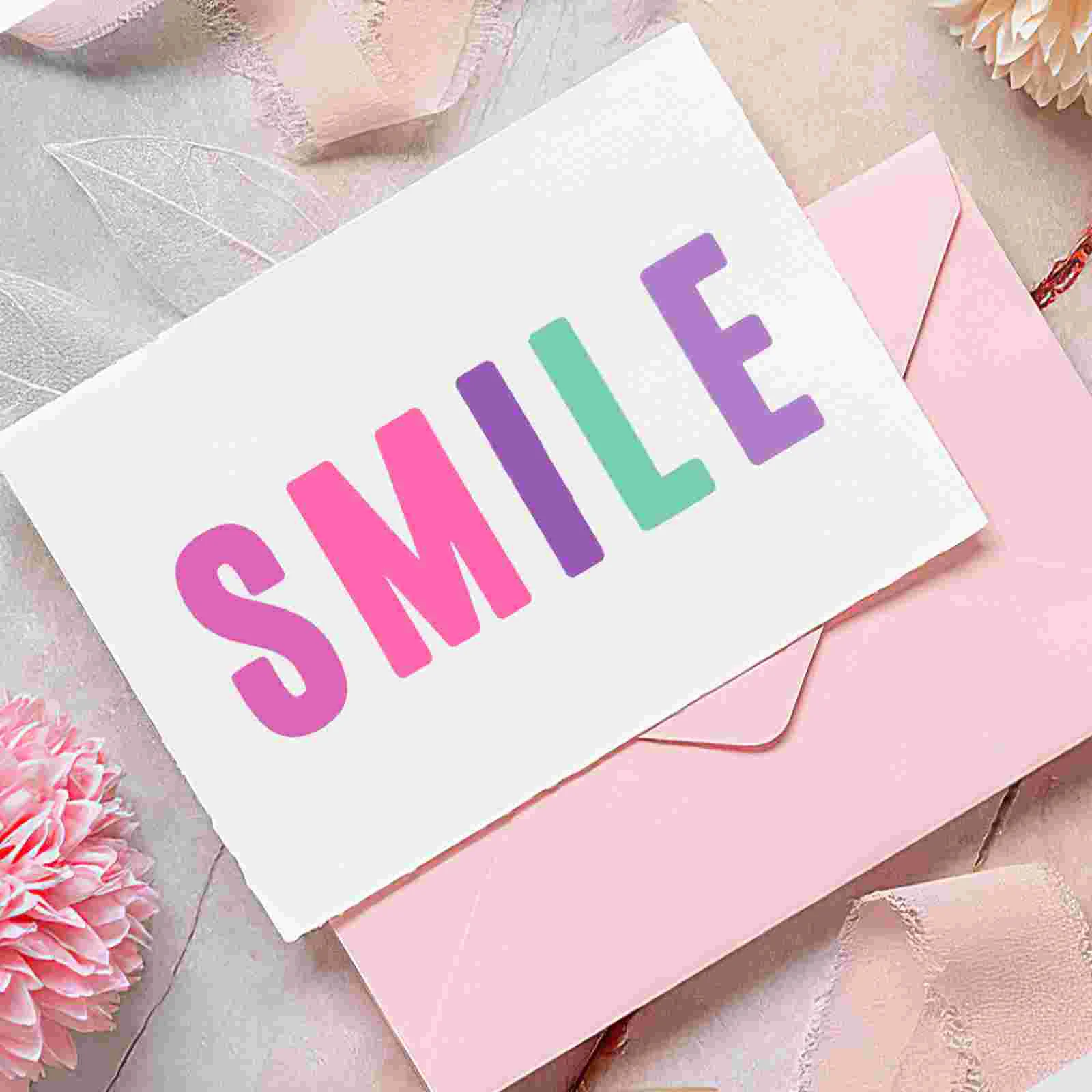 6 Sheets Letter Stickers Self-adhesive Number Nail Scrapbook Letters for Crafts