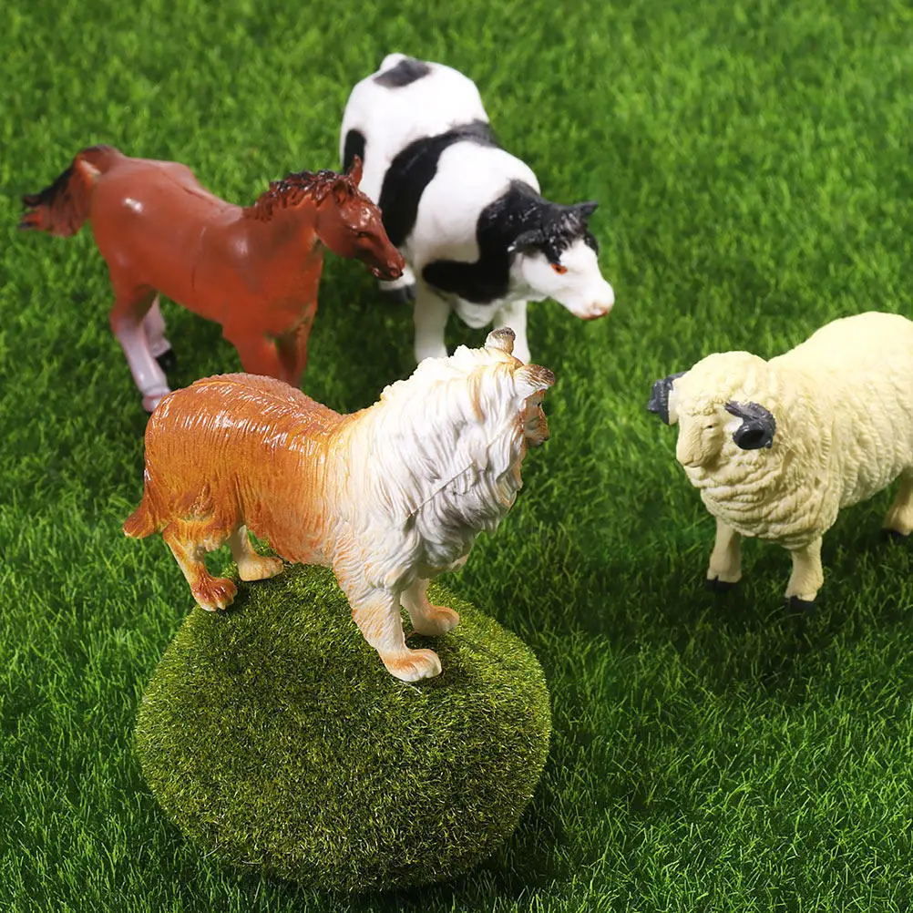 

12Pcs Farm Animal Figures Pack Colorful Shatterproof PVC Kids Educational Preschool Animal Recognition Game School Party Favors