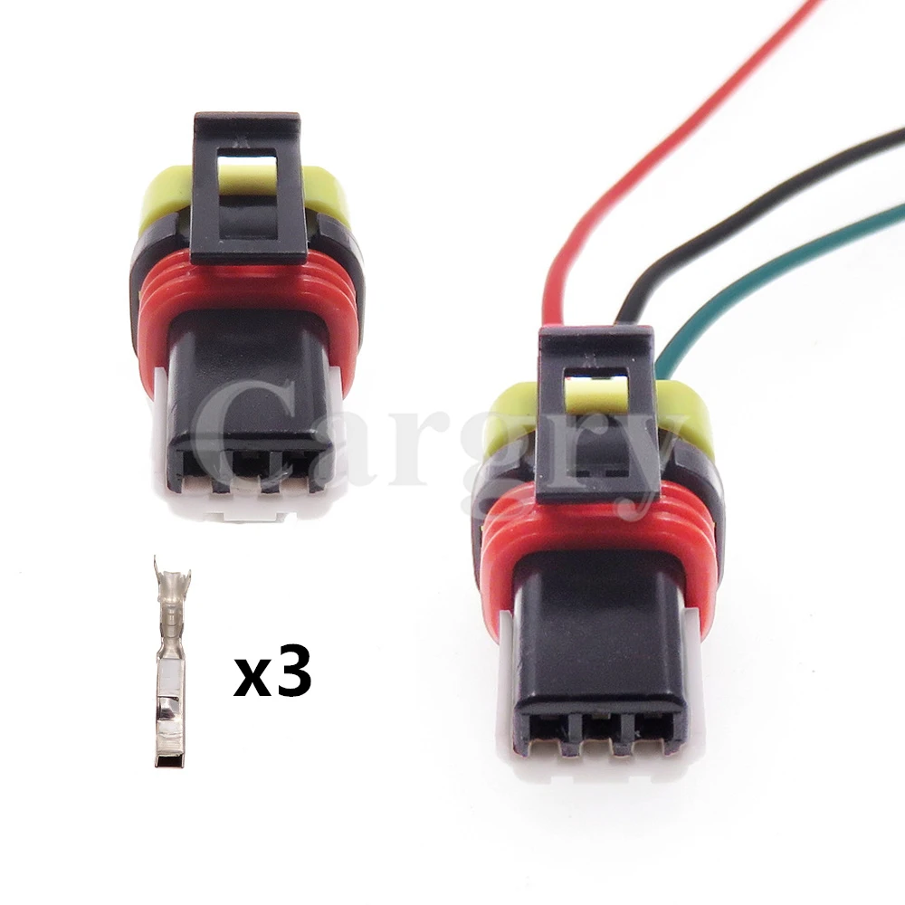 1 Set 3P 1-936527-2 AC Assembly Auto Headlamp Height Regulator Electric Wiire Cable Socket For Kia Car Adapter