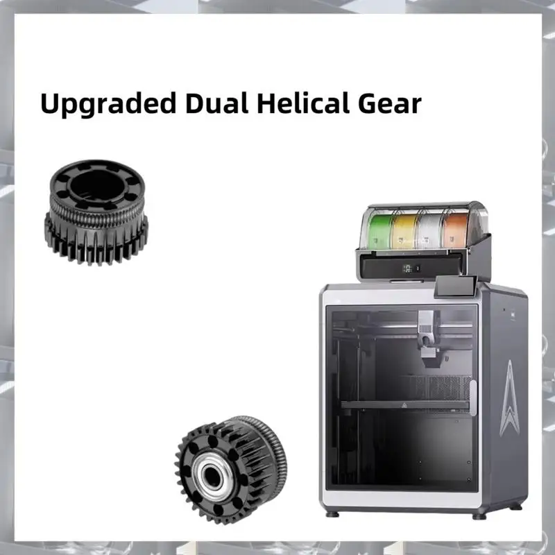 

Hot Selling-2 Set Extruder Gear For Creality K2 Plus Nickel Plated DLC Coat High Hardness Wear,2 Set Extruder Gear For Creality