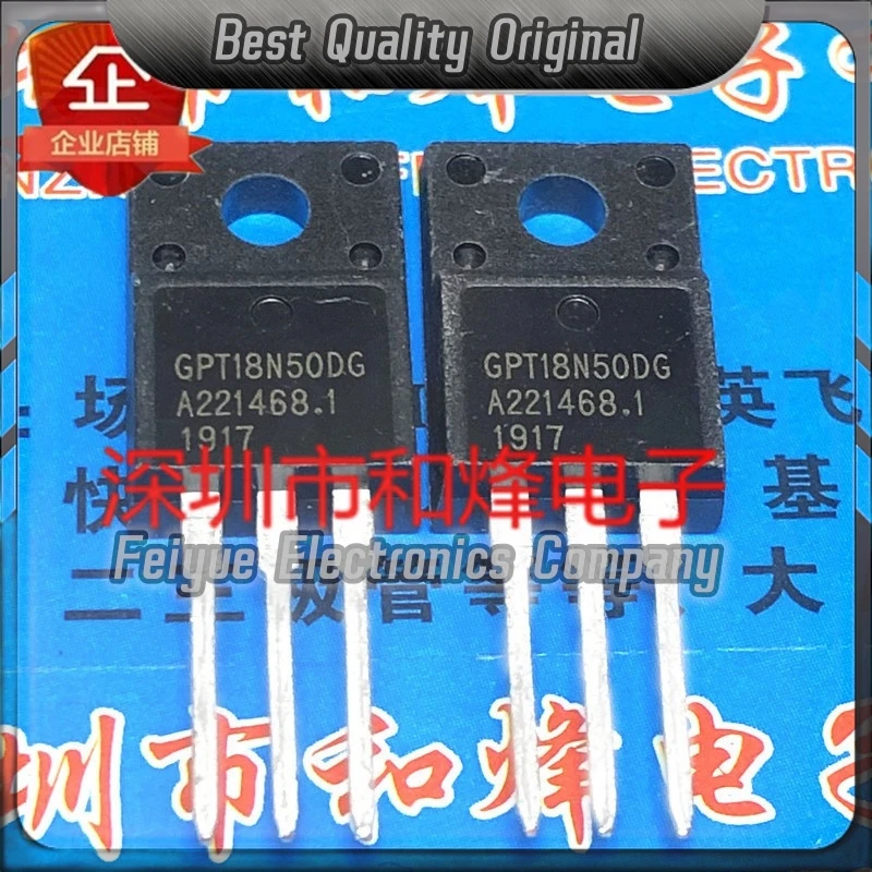 5PCS-20PCS  GPT18N50DG  TO-220F 18N50 18A 500V    Best Quality Imported Original