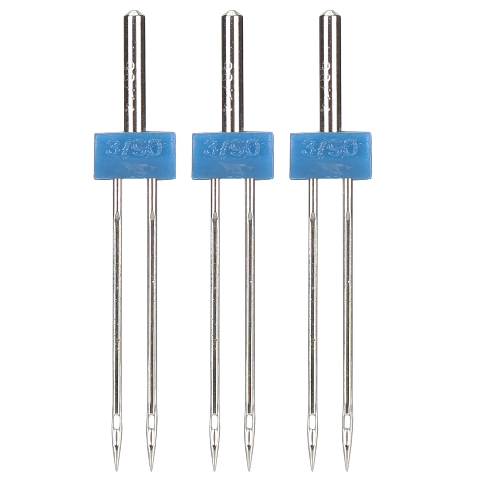 3Pcs Double Needles Pins Stainless Steel Threading and Hooking Stitches Sewing Accessories3mm‑3Pcs/Bag