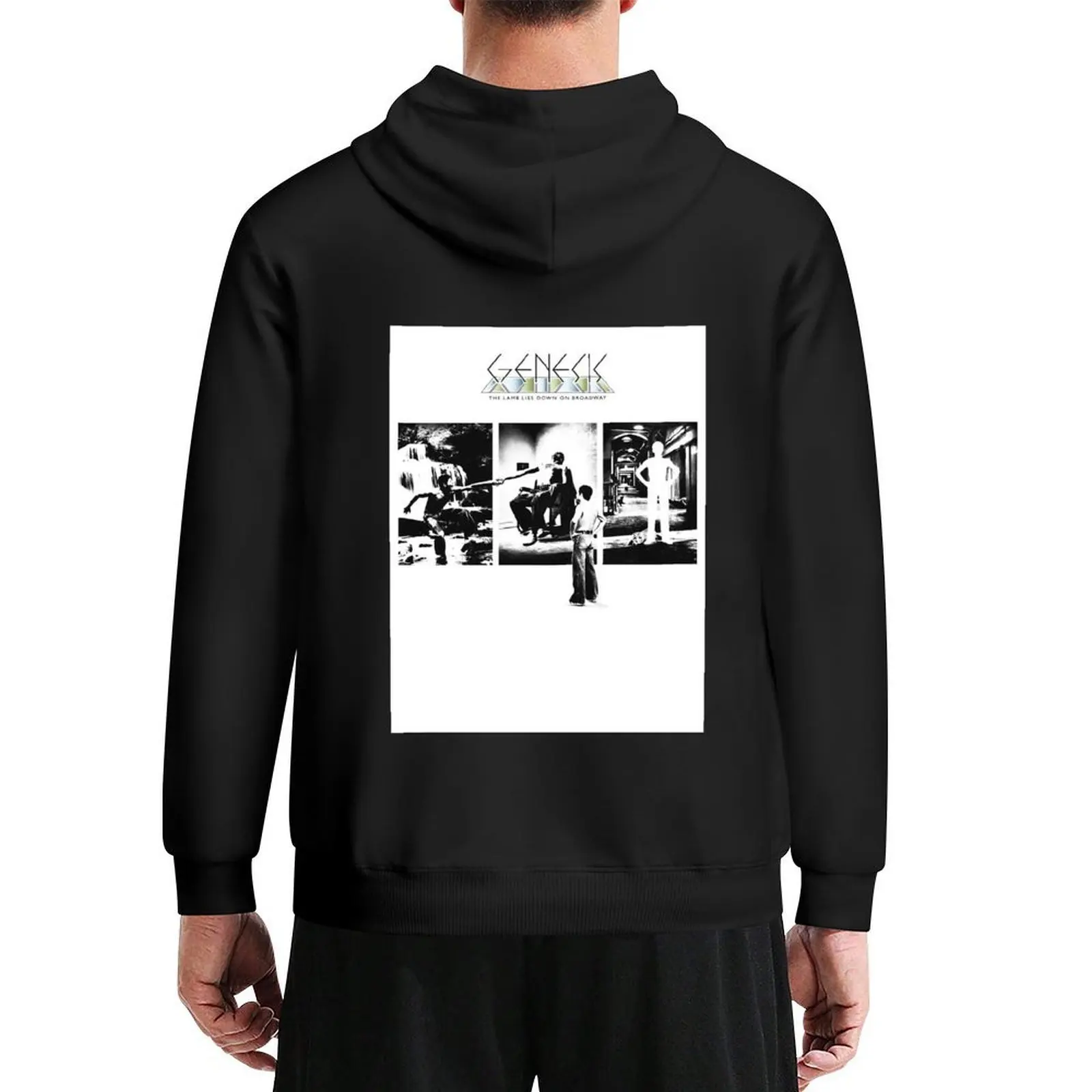 

Ge.nes.is - The La.mb Lies Do.wn on Br.oad.way Gree.ting Card Hoodie mens clothes korean style clothes mens clothing tracksuits