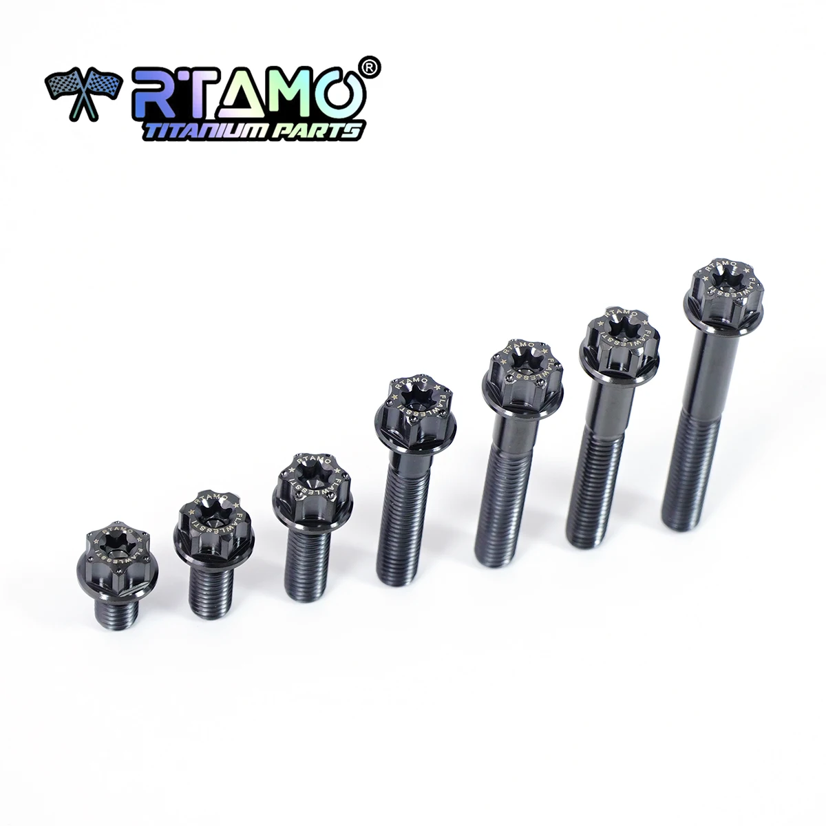 RTAMO Titanium Bolt M10X23/25/30/50/55/60/70X1.5Pitch Torx Head Flange Screws for Bicycle and Motorbike Modification (1PC)