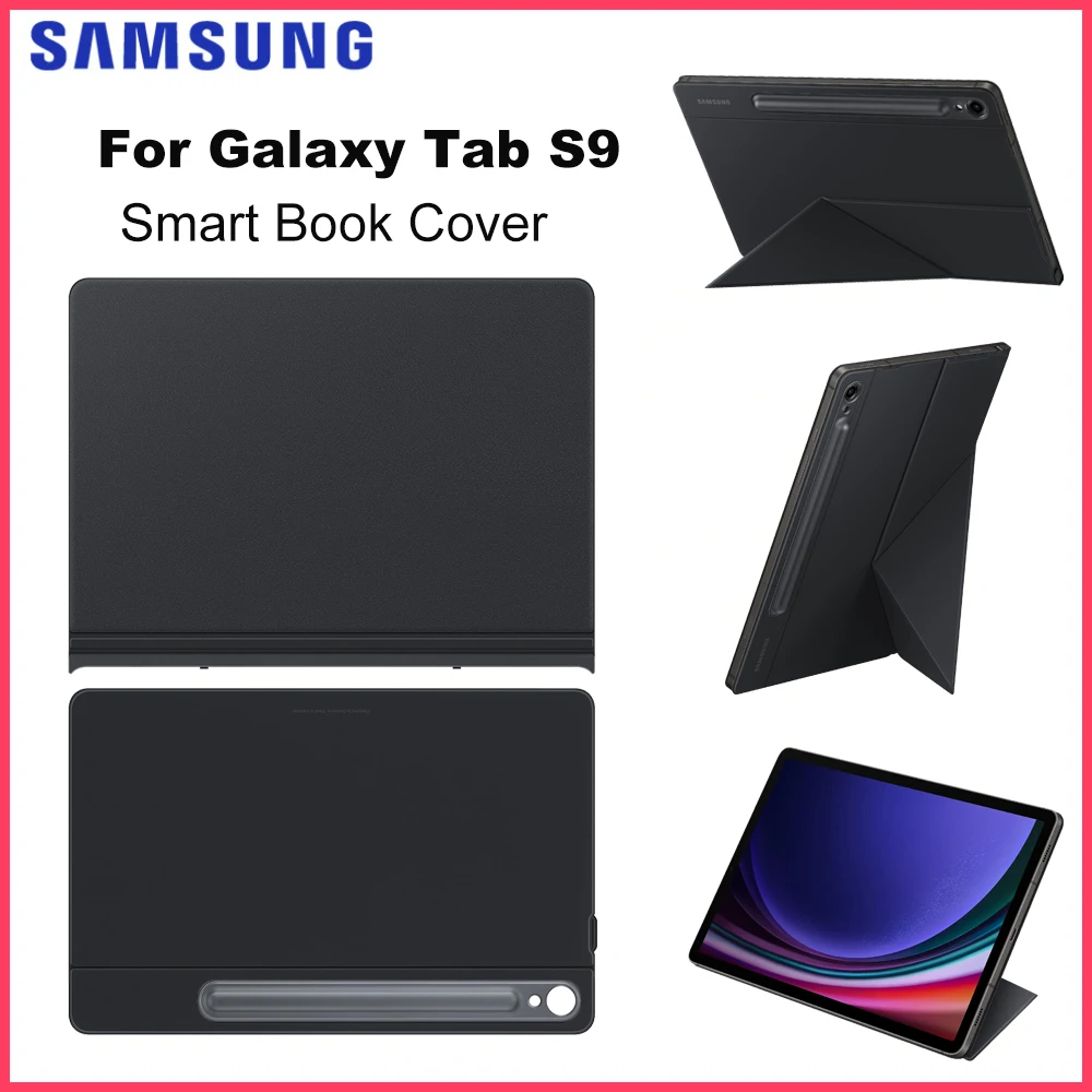 

Original for Samsung Galaxy Tab S9 Smart Book Cover Tab S9 Detachable Stand Cover Smart Book Cover