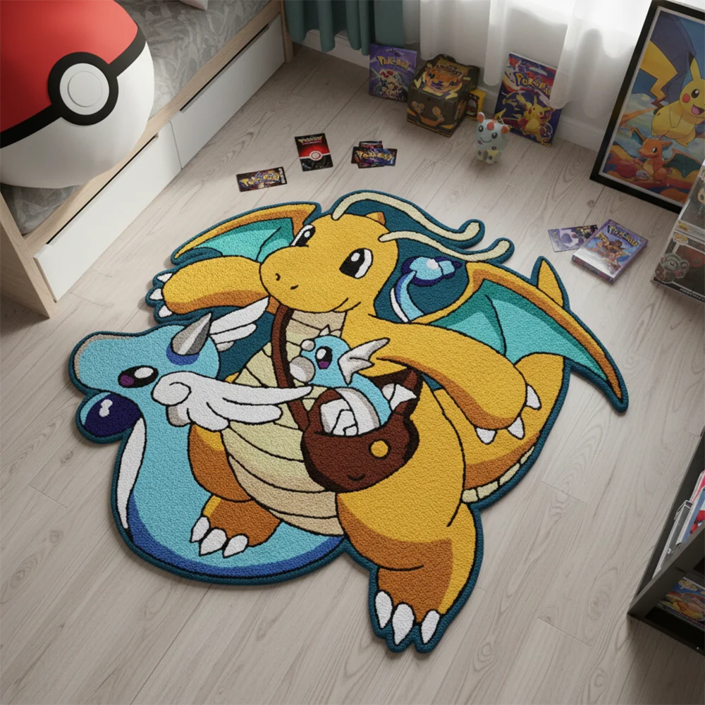 Cartoon Pokemon Blanket Dragon - Accessories For Your Gaming Room 评论和价格