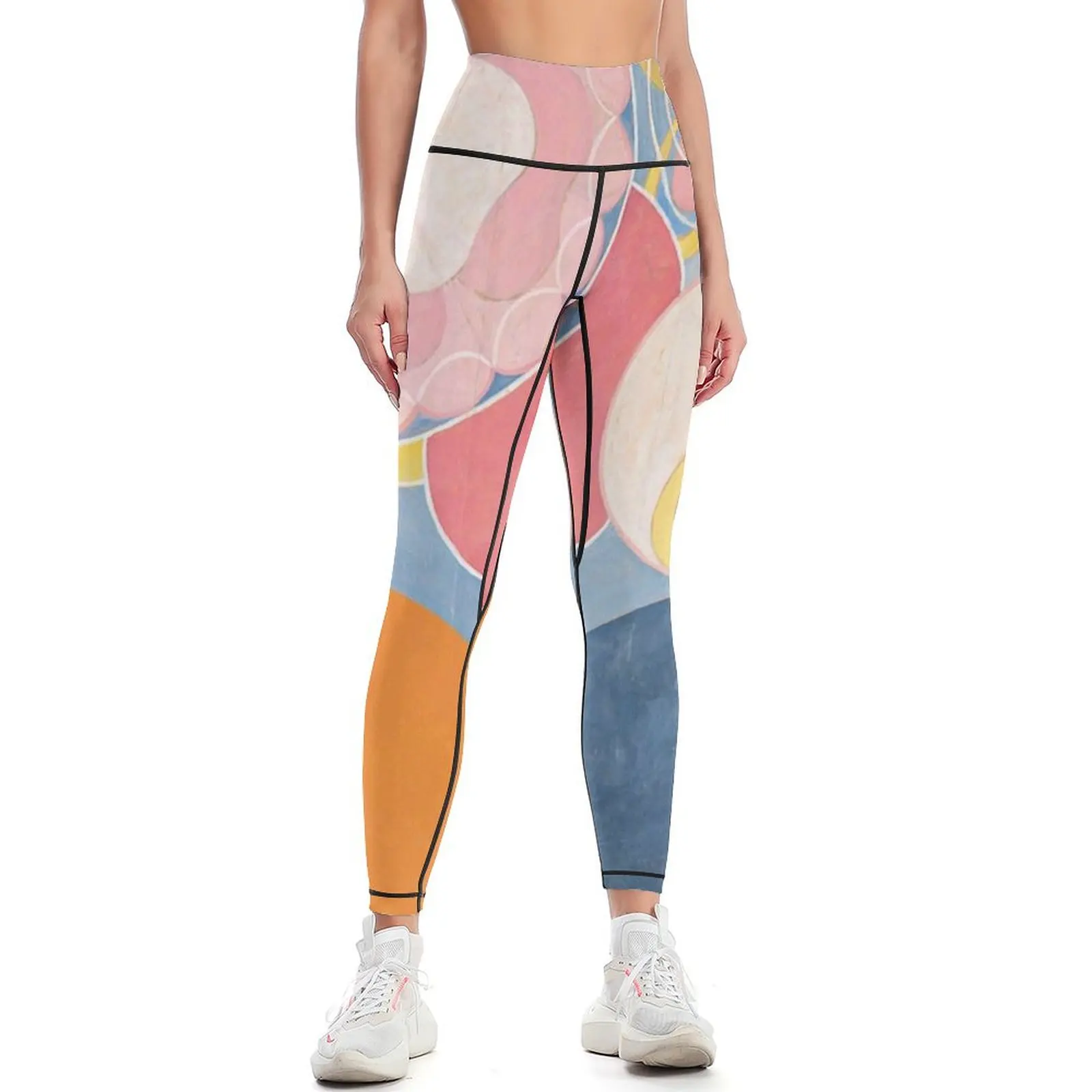 

HD Grupp IV, nr 2, by Hilma af Klint 1907 HIGH DEFINITION Leggings gym womans Women's gym sport pants Womens Leggings