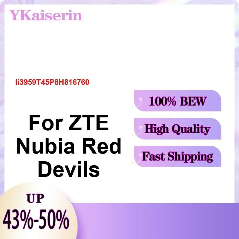 

Reliable Power Li3959t45p8h816760 6600Mah Mobile Phone Battery For Zte Nubia Red Devils