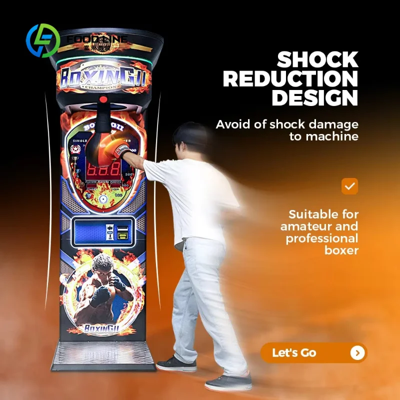 Customized Recreational Boxing Arcade Street Boxing Game Machine Electronic Dynamic Arcade Boxing Game Machine