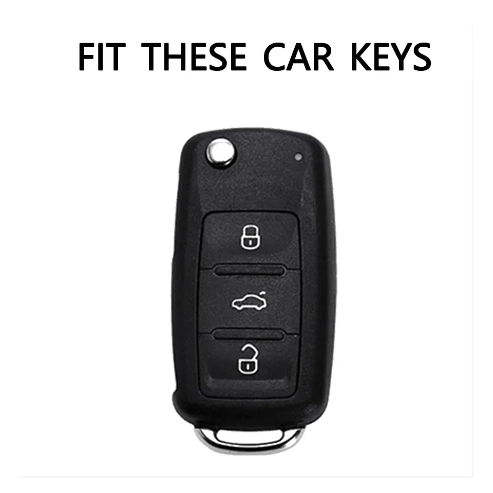 Car Key Case Cover Key Bag For Volkswagen VW Golf 3 4 5 6 Mk4 Mk6 Passat B5 B6 B7 B8 Cc Polo Tiguan Mk2 Touran Jetta 6 Bora Mk6