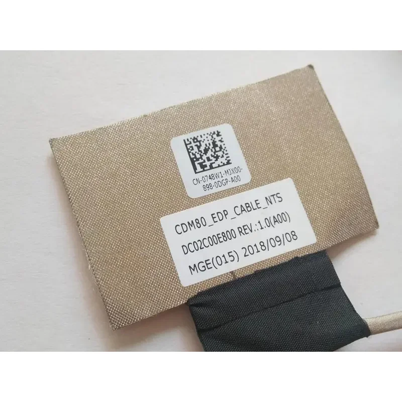 H+DC02C00E800 748W1 0748W1 NON Touch For Dell Precision E5580 E5590 E5591 M3520 CDM80 EDP CABLE