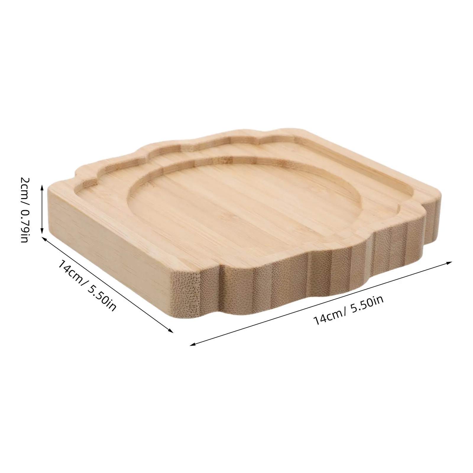 Bamboo Tea Tray Heat-Resistant Tray Gongfu Tea Pot Mat Insulated Trivet Table Protector Teapot Stand Hot Dish Board