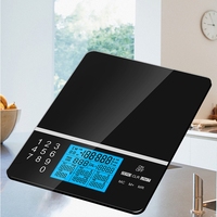 5kg Electronic Nutrition Scale Smart Digital Touch LCD Screen Tempered Glass Scales Waterproof Baby Kitchen Food Weight Balance