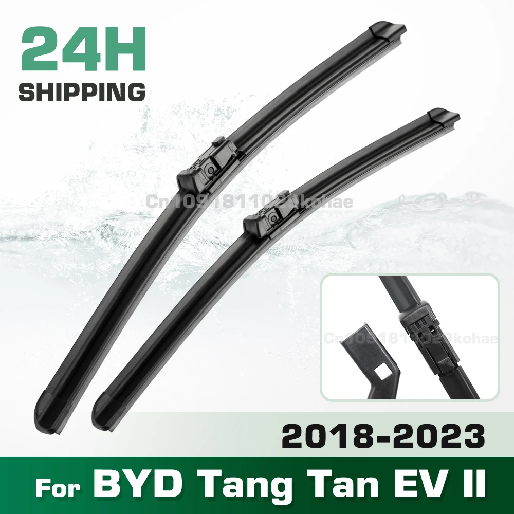 

GREATROAD Wiper LHD&RHD Front Wiper Blades Set For BYD Tang Tan EV II 2018 - 2023 Windshield Windscreen Window Brush 26"+16"