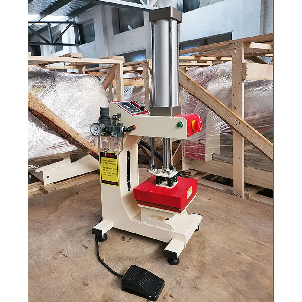 220V 1000W 15X15cm นิวเมติกเครื่องกดความร้อนการพิมพ์เครื่องปั๊มเครื่องมือเสื้อผ้า Pad การพิมพ์ 2025 ใหม่
