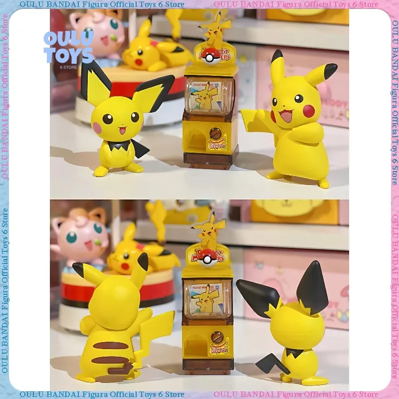 

Authentic Eevee Family&Pikachu Figures: Desktop Car Blind Box Toys,Cute Plush Dolls&Mini Desk Ornaments Standing posture style