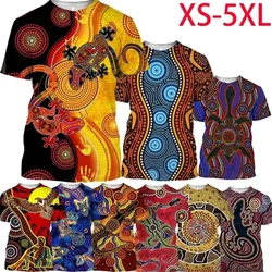 Aboriginal Indigenous Turtle Dot Painting T Shirt For Men Women Vertigo Hypnotic Vortex Funny Short Sleeved Tee Tops