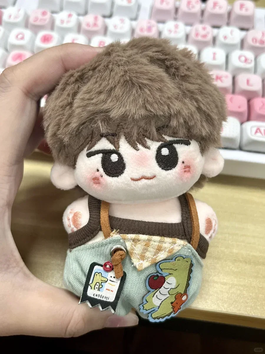 10 cm Idol Doll Peluche Ripiene 17 Lee Chan Squadra degli uomini coreani Strabismo Stella marina Stampato Corpo Portachiavi Ventole Regali di compleanno Natale