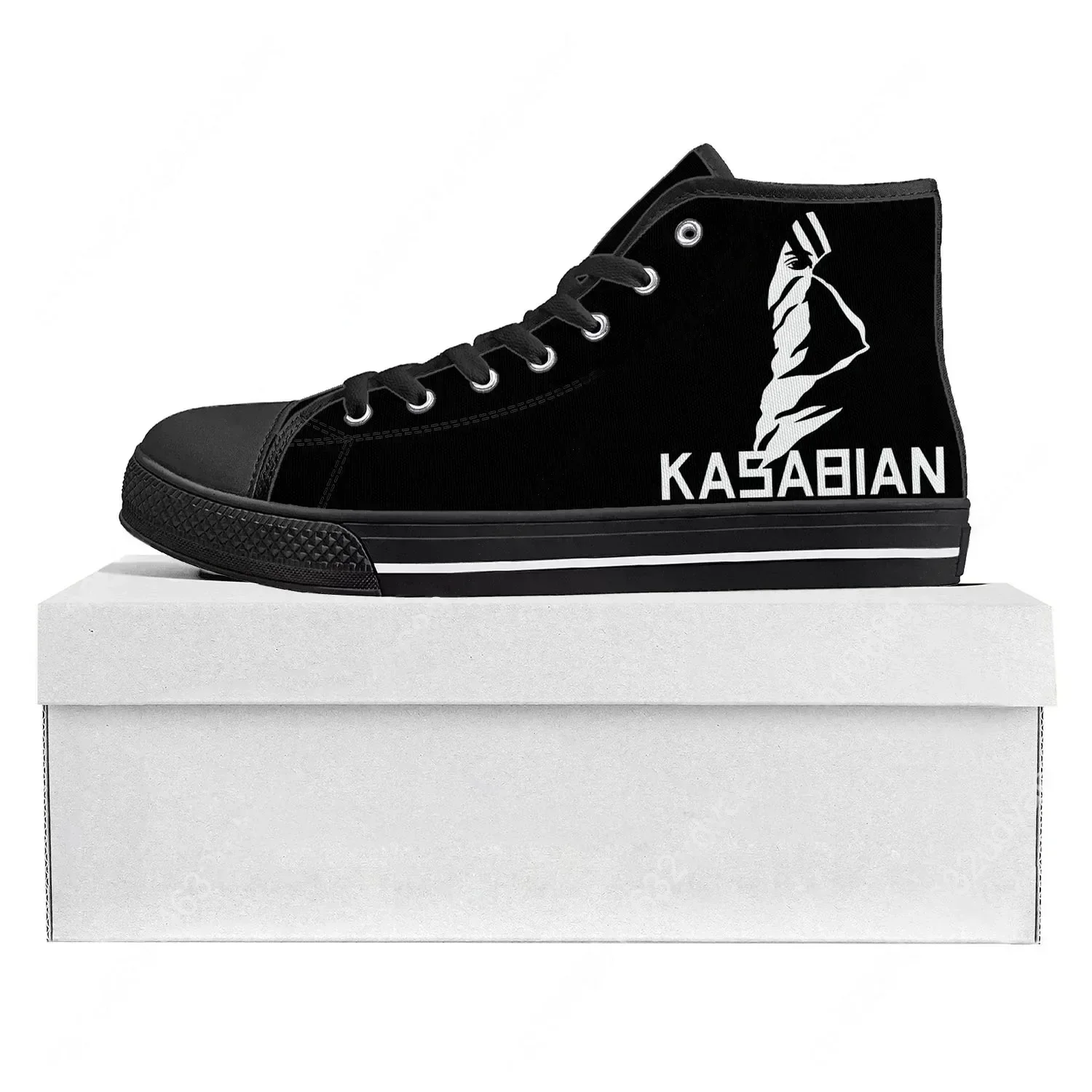 

Высококачественные кроссовки Kasabian Rock Band, мужские, женские, подростковые, из канваса, повседневные, на заказ, с возможностью индивидуального дизайна