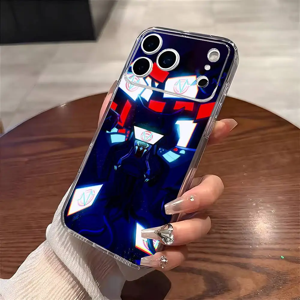 

Vox H-Hazbin H-Hotel Phone Case For iPhone 17 16 15 14 13 12 11 Mini Pro Max Plus Transparent Cover