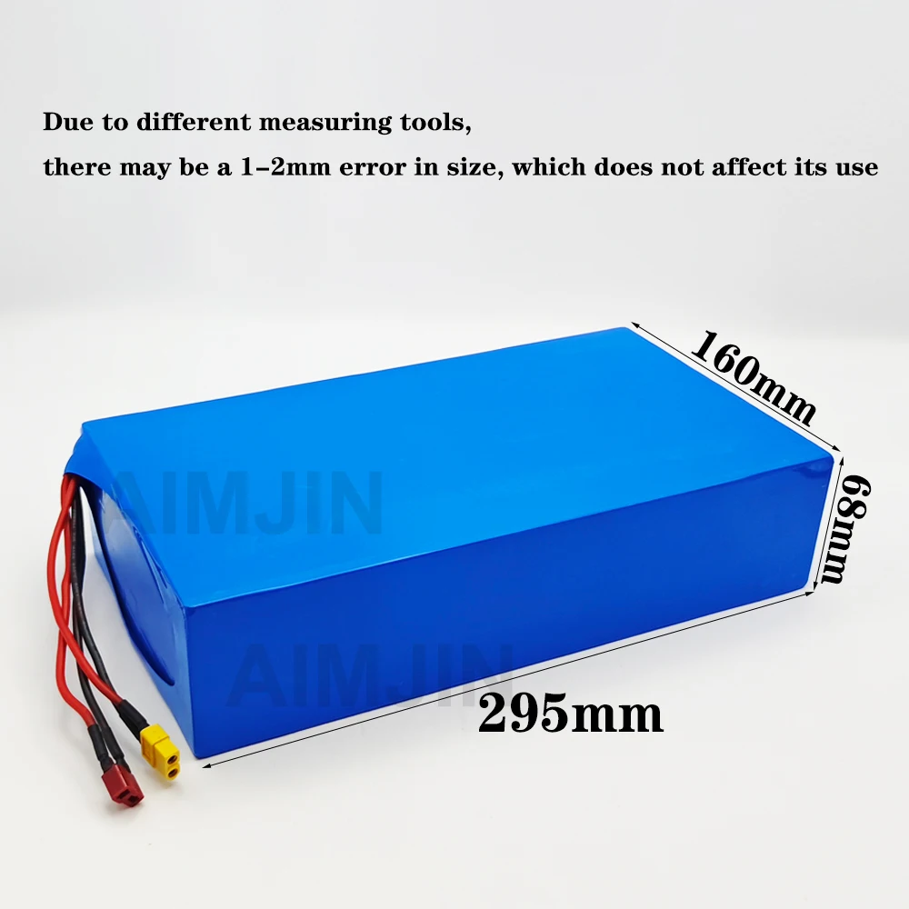 New 60V 30Ah 18650 16S8P lithium battery pack with BMS, 1000W-3000W high-power rechargeable battery for Scooter, bicycle