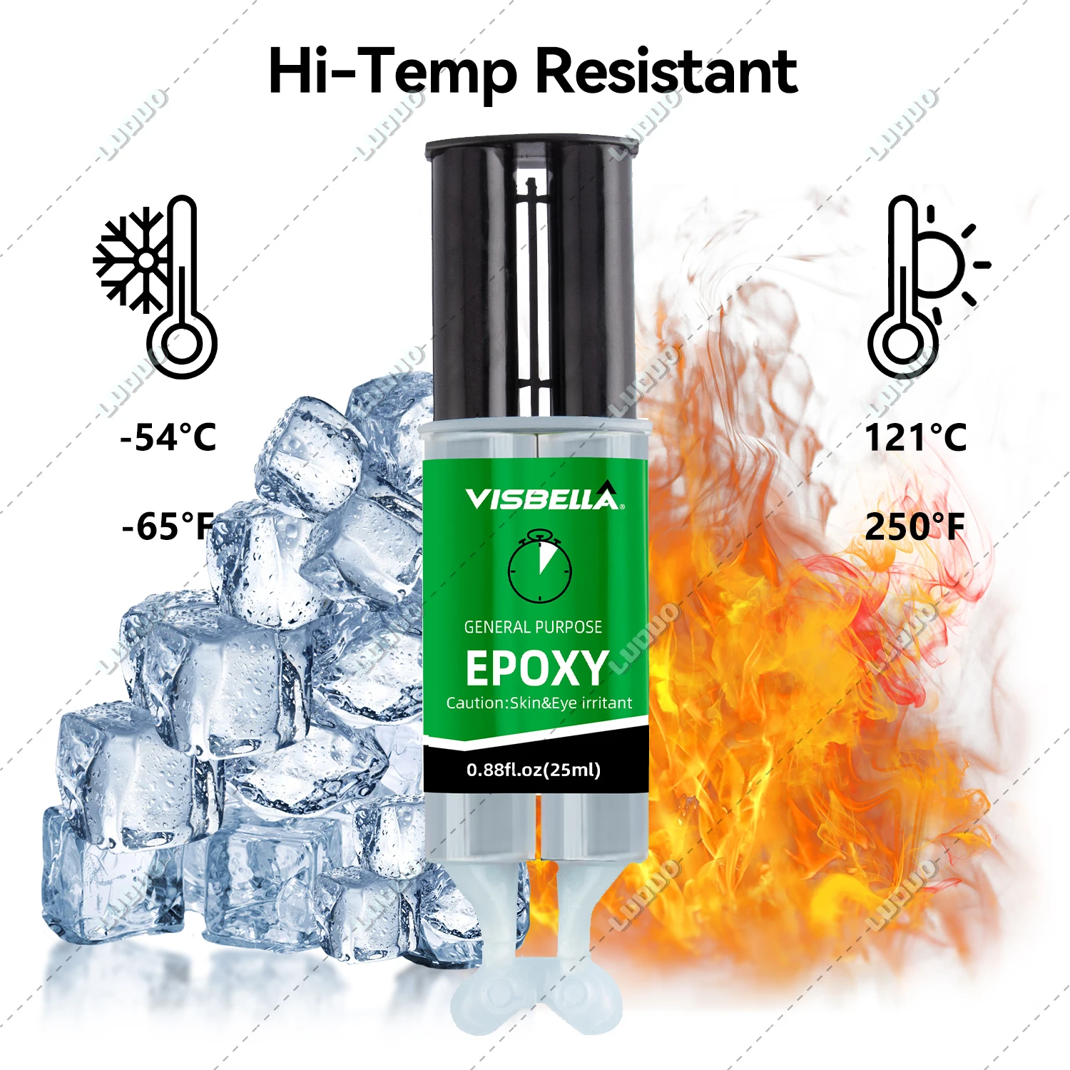 Clear Gule HighHeat Epoxy Resin Putty Stick Bonding Plastic Wood Glass Ceramics Steel Car for Filler Sealing Metal Adhesive
