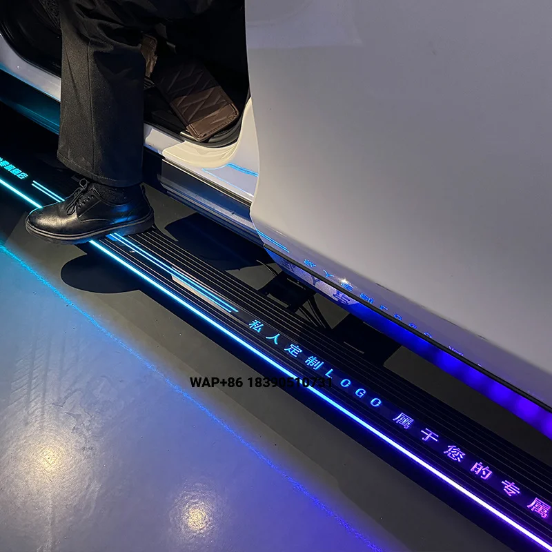 

LED Colorful Lighting Electric Power Running Board Electric Side Steps for VW Talagon 2021+