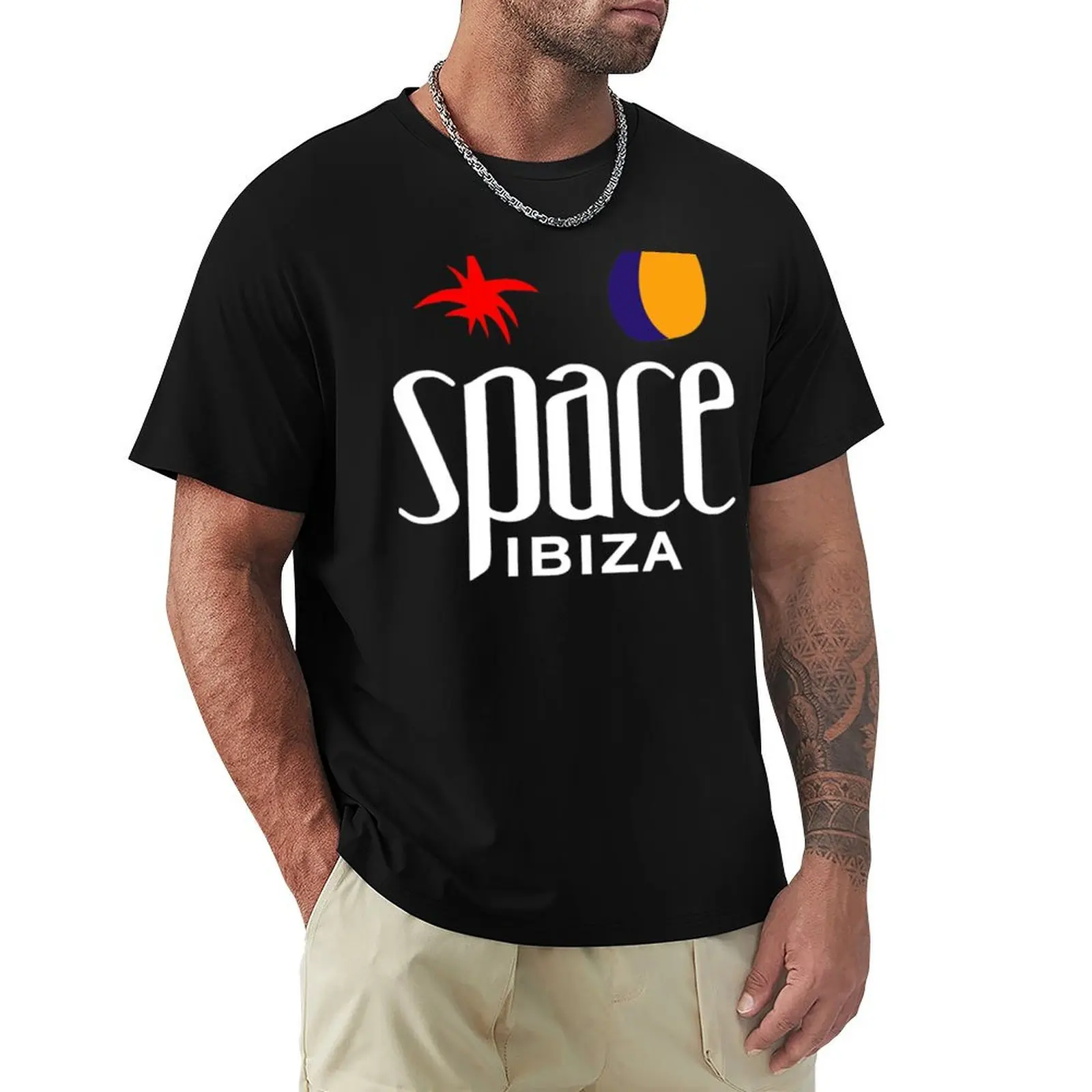 

Best Selling - Space Ibiza Merchandise T-Shirt T-Shirt tops quick-drying vintage t shirt men