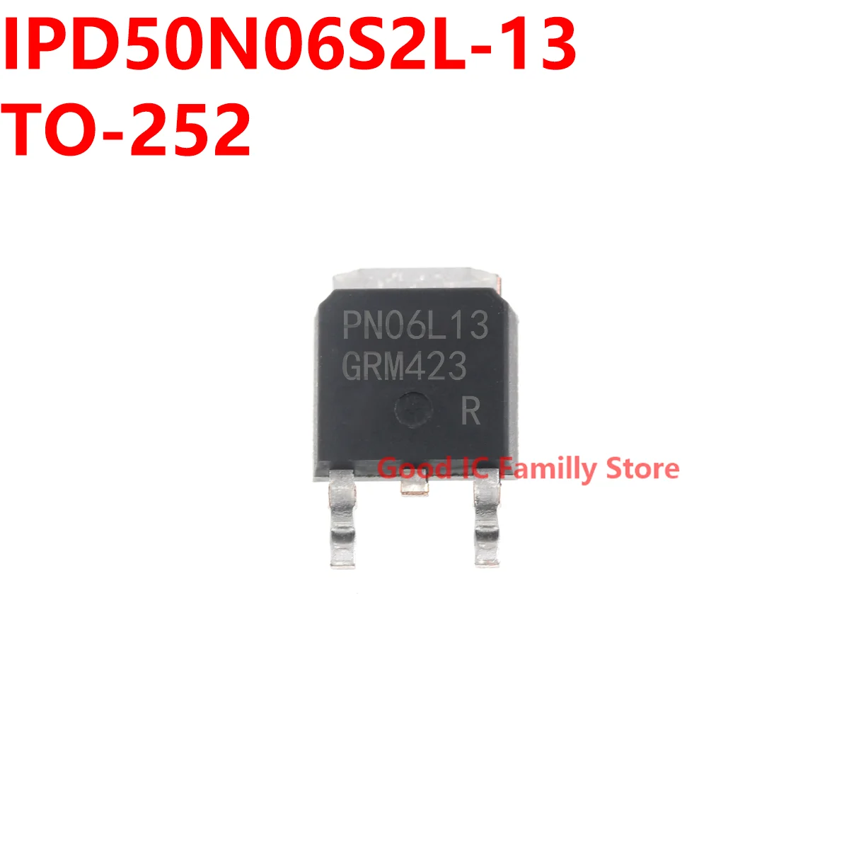 

10pcs IPD50N06S2L-13 TO-252 PN06L13