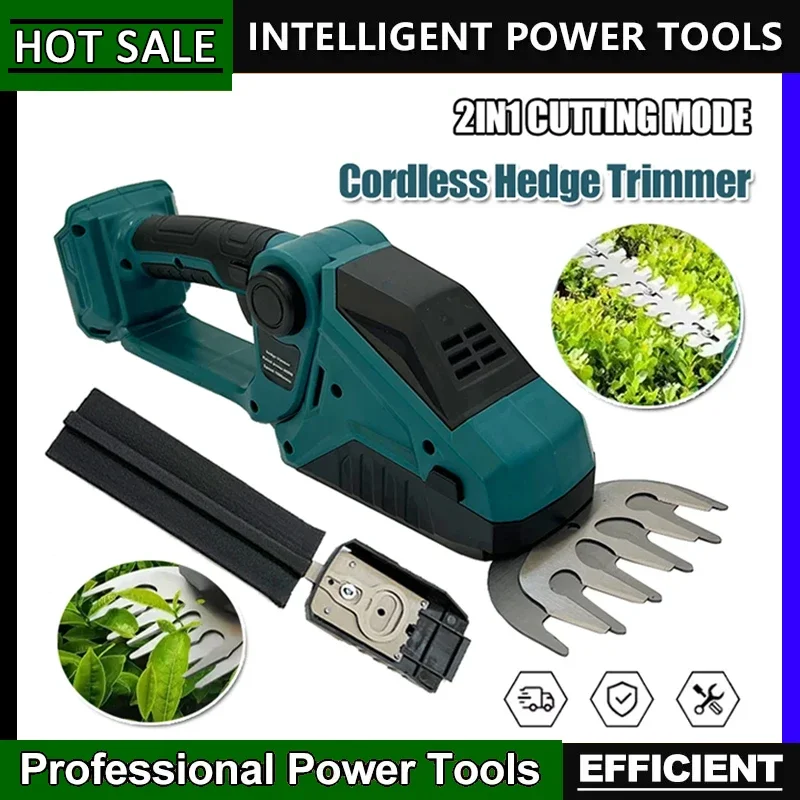 

Аккумуляторные электрические ножницы для травы и кустарников Makita, 2-в-1, мини-триммер для живой изгороди, ручной, 18В