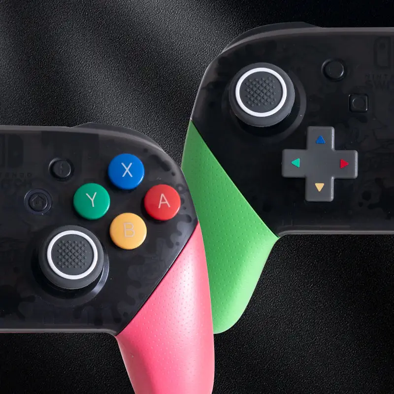 سيليكون لينة Dpad الصليب زر ABXY مفتاح ملصق الجلد الحال بالنسبة التبديل 2/1 برو/NS2 برو أذرع التحكم في ألعاب الفيديو متحكم الأصابع xbox one قبضة غطاء تغليف