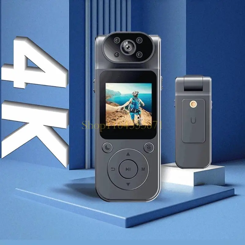 كاميرا تسجيل الجسم 1080P الأفضل مبيعًا مع تثبيت مغناطيسي وعرض قابل للتعديل IP65 مقاوم للماء للاستخدام الاحترافي