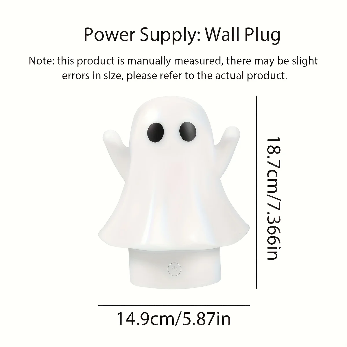 2025 Halloween Ghost-Shaped Aroma Diffuser Cute Design 7-Color Atmosphere Lighting Suitable For Halloween Home Decor And Gifts