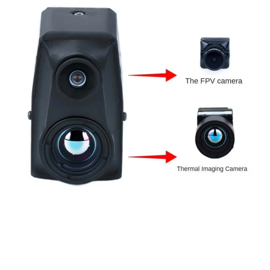 

NCZOBOE Dual Thermal Imaging FPV camer 640x512 High Res Day and Night Vision for Robot DIY