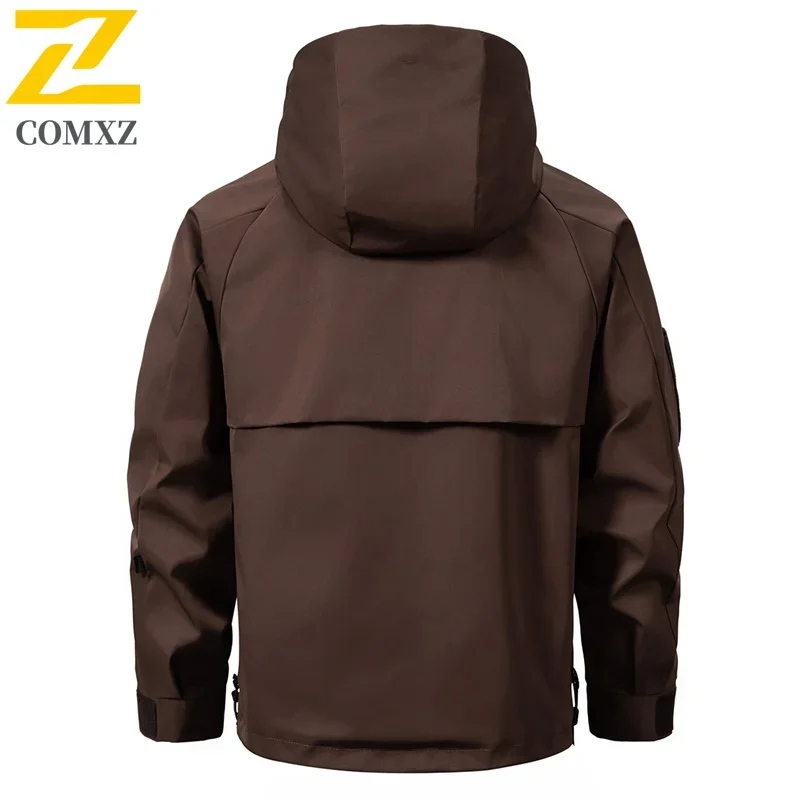 2025 Fashion Hiking Jackets Men Women Windproof Waterproof Camping Running Thin Gorpcore Unisex Coats Windbreaker Couple Work