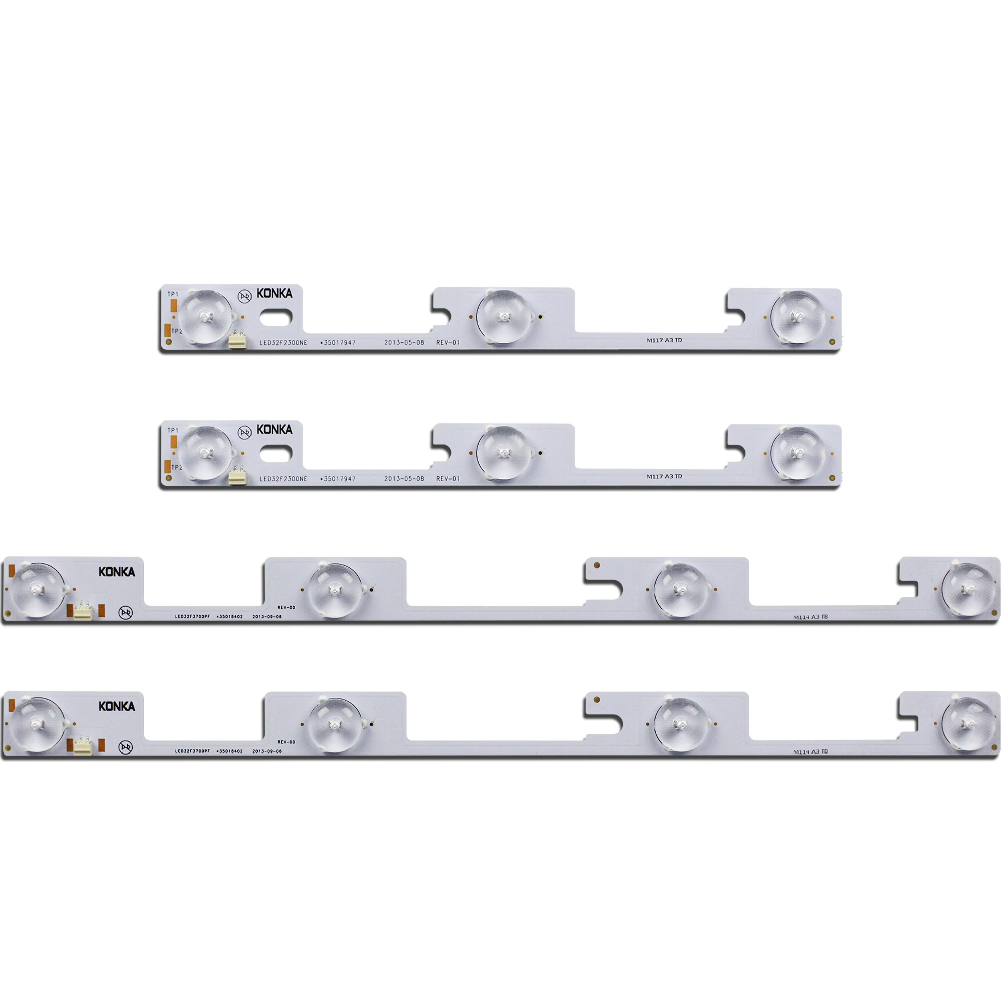 

1/5/10/35 комплектов светодиодная лента для подсветки телевизора LED32F2300NE LED32F3700PF 35017947 35018402 2 шт. * 4 светодиода + 2 шт. * 3 светодиода (1 светодиод = 6 В)