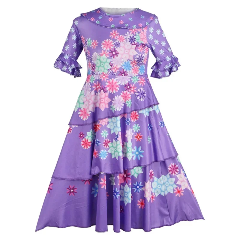 SN88 إنكانتو إيزابيلا مادريجال زي فستان الأميرة حقيبة البدلة سحر للفتيات تأثيري إيزابيلا كرنفال حفلة عيد ميلاد Christ% # 2@