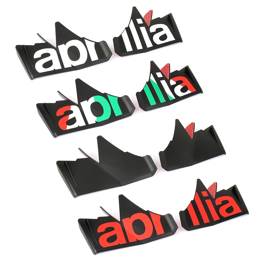 Para aprilia rs457 spoiler acessórios asas laterais inferior carenagem rs 457 rs457 2024 acessórios da motocicleta winglets kit aerodinâmico