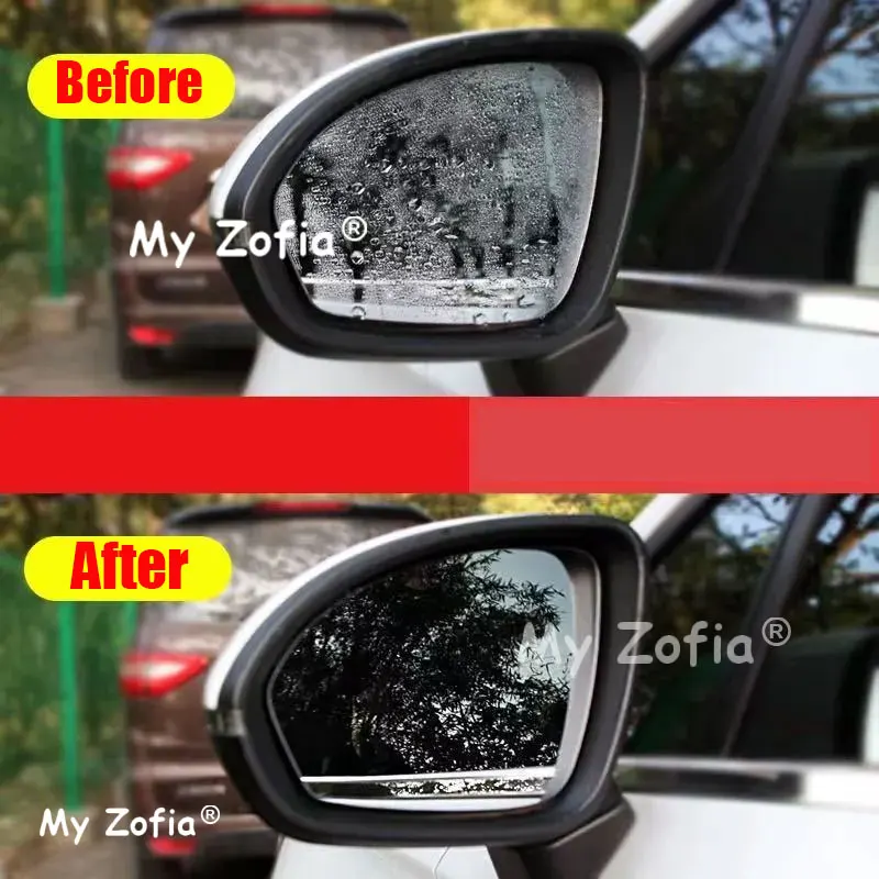 For Zeekr X 2026 2027 Car Rearview Mirror Rainproof Film Anti Fog Anti Glare Waterproof Clear Vision Protective Accessories view 2