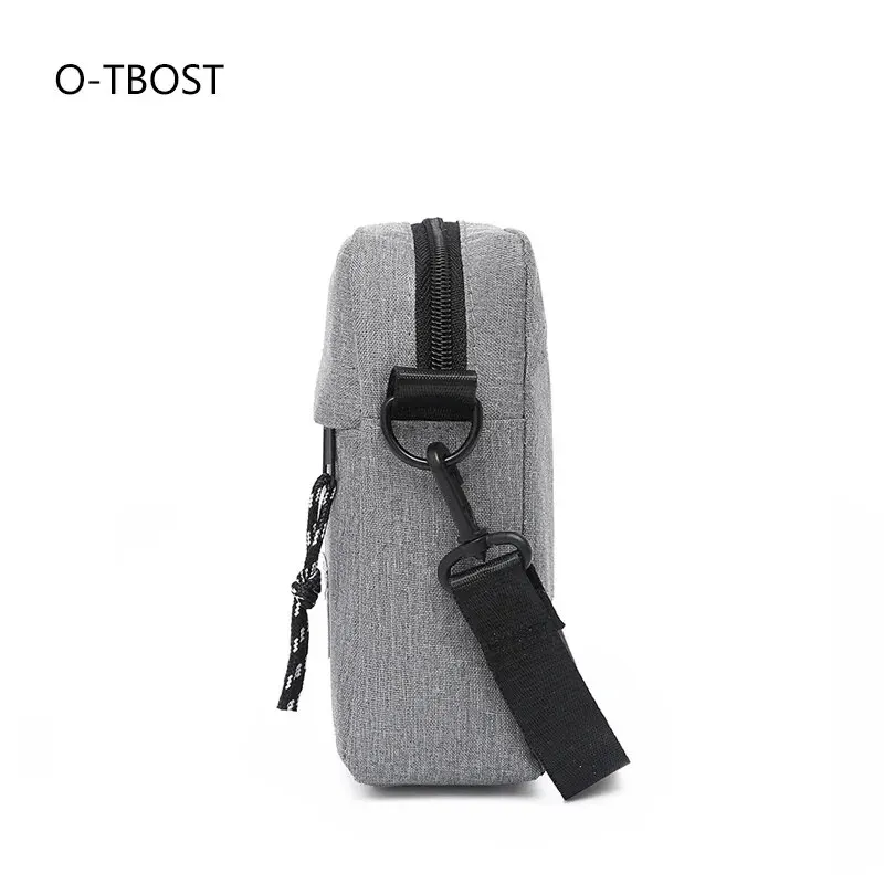 Bolsa masculina moda oxford pano bolsa de ombro casual diagonal crossover moda mão máquina pequena bolsa quadrada