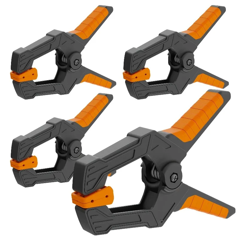 4pcs 6-inch woodworking clamp kit and quick fixture for woodworking, used for bonding brackets, portable and easy to operate