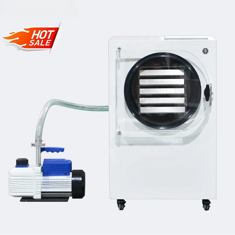 Commercial Vacuum Freeze Dryer Electric Heating Food Processing Intelligent Touch Screen Control High Safety Level