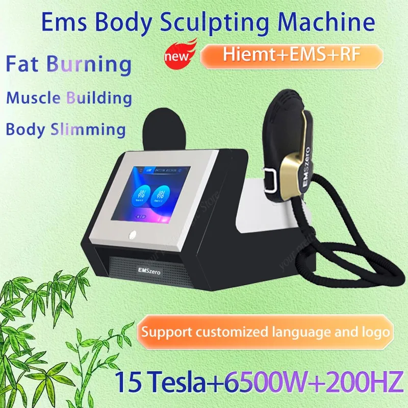 15 Tesla 6500W Body Sculpt Weight Lose EMSZERO Hiemt Neo Muscle Stimulate EMS body Slimming Sculpting Fat Reduction Machine