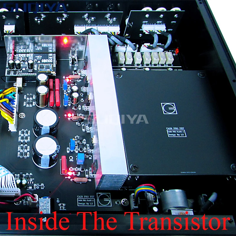 เครื่องขยายสัญญาณหลอด6H23 5.1คลาสบลูทูธควบคุมระยะไกลได้อย่างสมดุล SUQIYA-CA29