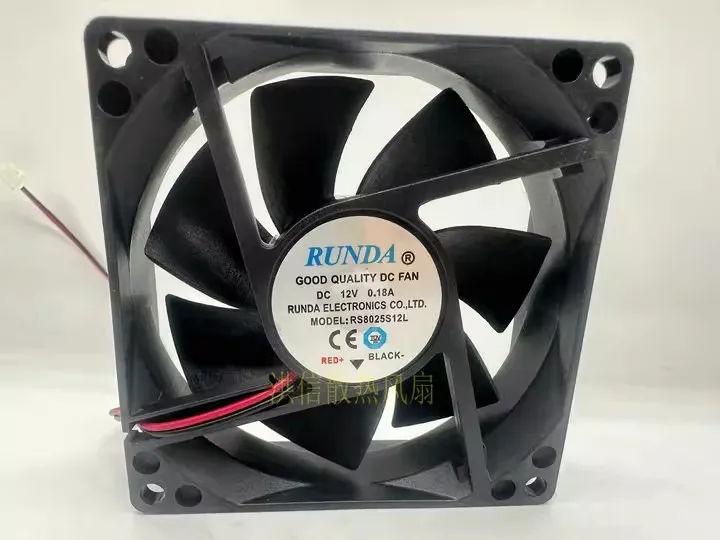 

Free shipping, brand new 8025 RS8025S12L DC12V 0.18A 80 * 25MM silent cooling fan